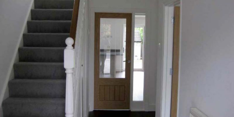 hallway refurbishment project after